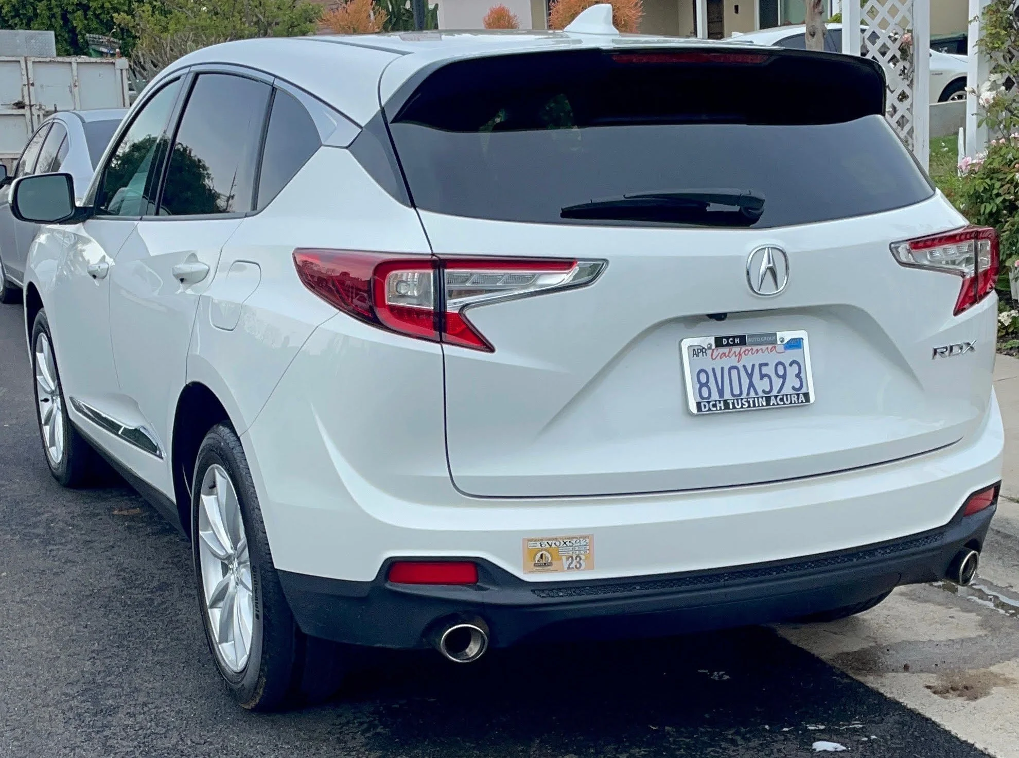 White car